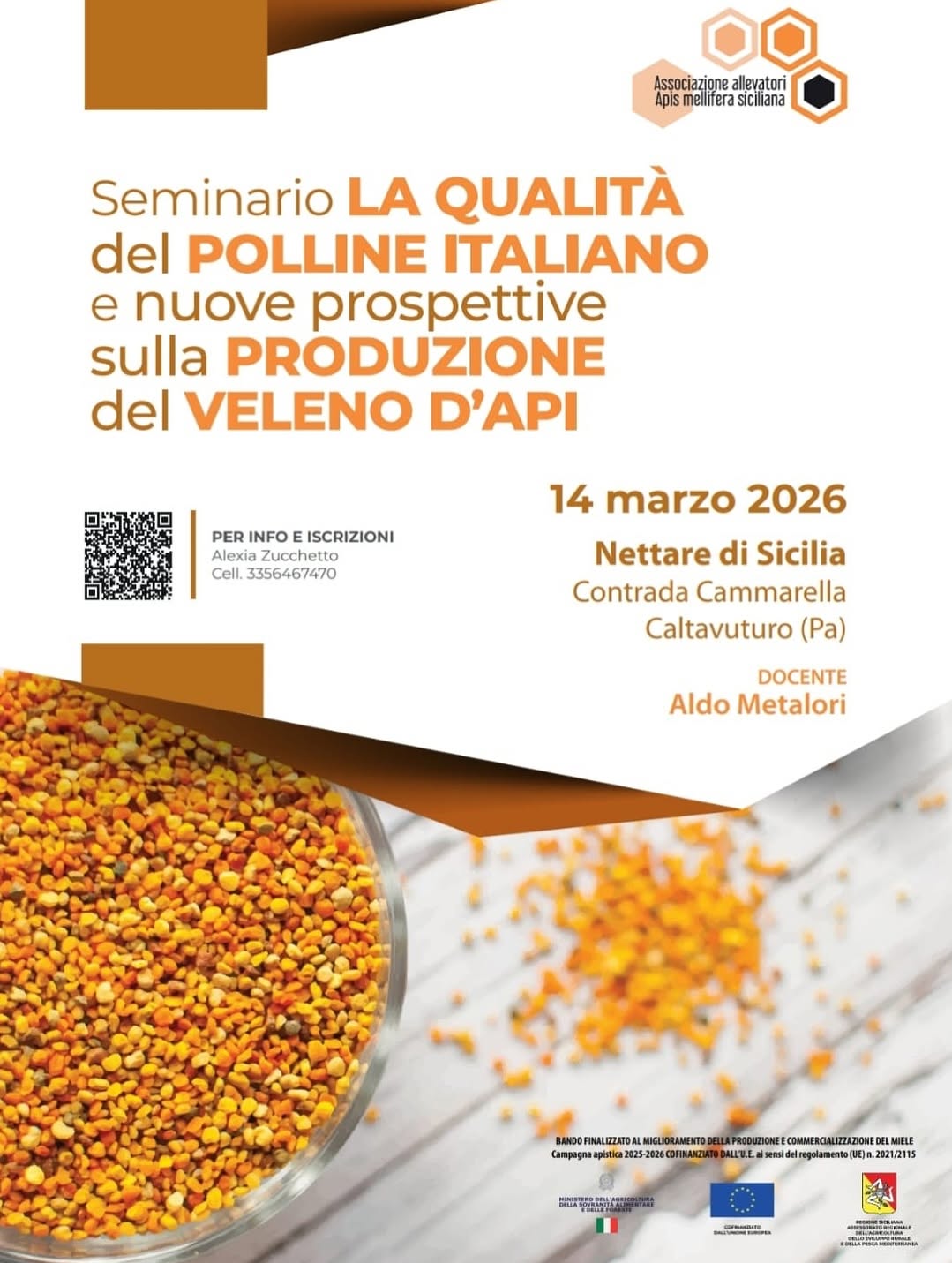 Seminario polline e veleno